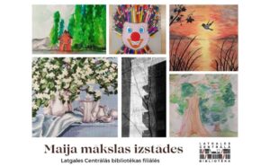 Maija mākslas izstādes Latgales Centrālās bibliotēkas filiālēs