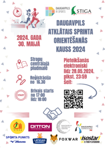 Daugavpils atklātais sprinta orientēšanās kauss 2024