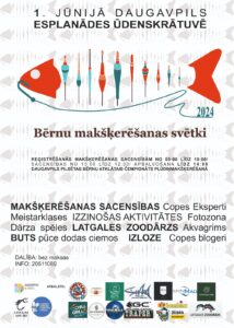 Bērnu makšķerēšanas svētki Esplanādes ūdenskrātuvē