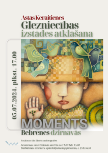 Lietuviešu mākslinieces gleznu izstāde “MOMENTS” Bebrenē