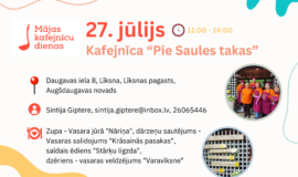 MĀJAS KAFEJNĪCU DIENAS AUGŠDAUGAVAS NOVADĀ