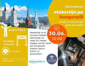 IEPAZĪSTI DAUGAVPILI BEZMAKSAS GIDA EKSKURSIJĀ!