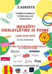 BĒRNU UN JAUNIEŠU SPORTA FESTIVĀLS “IEPAZĪSTI VIEGLATLĒTIKU III POSMS”