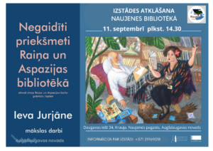 Negaidīti priekšmeti no Raiņa un Aspazijas bibliotēkas Naujenē