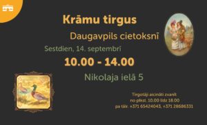 14. septembrī Daugavpils cietoksnī notiks krāmu tirgus