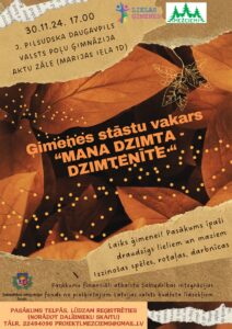 Ģimenes stāstu vakars “Mana dzimta- dzimtenīte”