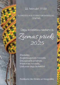 Deju kolektīvu sadancis ”Ziemas prieki 2025”