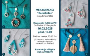 Meistarklase “Rotaslietas” no pilimērmālas