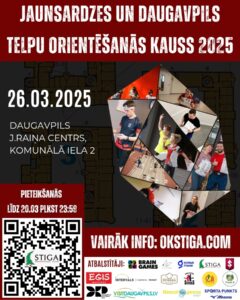 Telpu orientēšanās sacensības Raiņa centrā