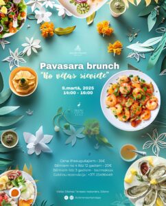 Pavasara brunch Silenes Terases restorānā