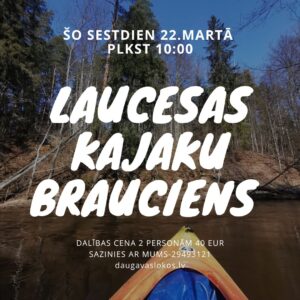 Laucesas kajaku brauciens