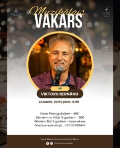 Muzikālais vakars kopā ar Viktoru Bernānu