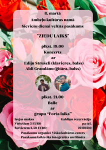 Koncerts “Ziedu laiks” Ambeļu pagastā