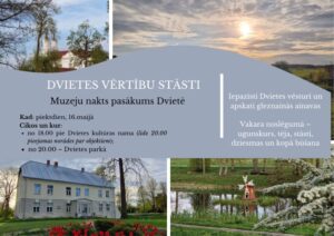 Muzeju nakts pasākums Dvietē