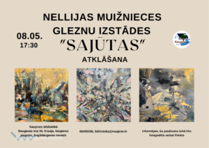 Nellijas Muižnieces gleznu izstādes atklāšana