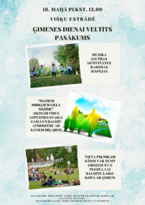 Ģimenes dienai veltīts pasākums Višķu estrādē