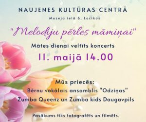Mātes dienai veltīts koncerts “Melodiju pērles māmiņai”