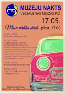 Muzeju nakts Vecsalienas muižas pilī