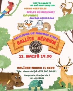 Ballīte bērniem kafejnīcā “DIČ BAR”