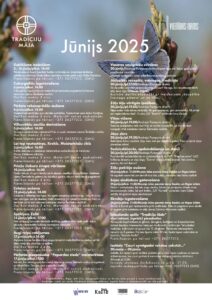 Pasākumi Tradīciju mājā 2025. gada jūnijā
