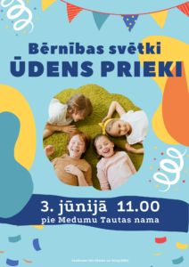“Ūdens prieki” – bērnu smiekli, draudzība un vasaras sākums Medumos