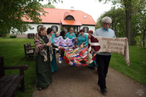 Augšdaugavas Lielā musturdeķa fragmentu izstāde Berķenelē