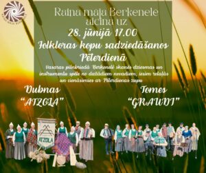 Festivāla BALTICA folkloras kopu sadziedāšanās