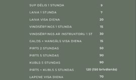 Kempings “Sventes Rasa” ir oficiāli atklājusi vasaras sezonu!