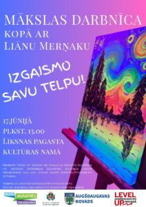 Mākslas darbnīca kopā ar Liānu Merņaku