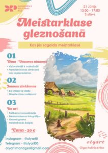 Gleznošanas meistarklase Daugavpils Kultūras pilī