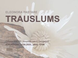 Eleonoras Pastares porcelāna darbu izstāde “Trauslums” galerijā “4METRI”