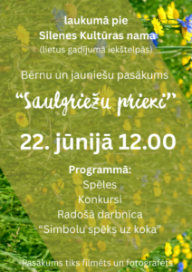 Bērnu un jauniešu pasākums “Saulgriežu prieki”