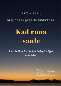 Izstāde “Kad runā saule” Maļinovā