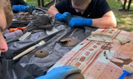 Pirmā pasaules kara muzejā Medumos noslēdzās “Jauno arheologu skolas” projekts