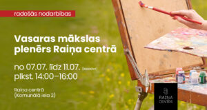 Vasaras mākslas plenērs Raiņa centrā