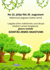 Gleznu izstāde “Dzimtas zemes skaistums” Maļinovā