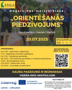 “Orientēšanās piedzīvojums” Raiņa centrā Daugavpilī