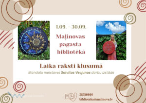 Mandalu izstāde Maļinovas bibliotēkā