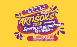 Jau šajā nedēļas nogalē Daugavpilī notiks sporta un jaunatnes festivāls “ARTIŠOKS 2025”