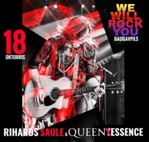 Rihards Saule un Queentessence ar koncertprogrammu “We Will Rock You”