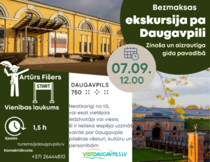 Iepazīsti Daugavpils arhitektūru un mākslu bezmaksas ekskursijā