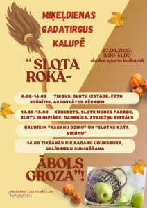 Miķeļdienas gadatirgus un slotu svētki Kalupē