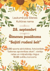 Ģimenes pasākums “Sajūti rudeni šeit” Salienā