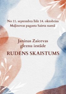 Janinas Zaicevas gleznu izstāde “Rudens skaistums”