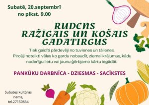 Rudens ražīgais un košais gadatirgu