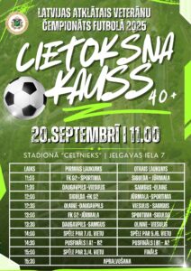 Latvijas atklātais veterānu čempionāts futbolā “Cietokšņa kauss 2025”