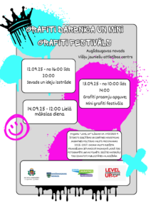 Grafiti darbnīca un Mini grafiti festivāls Augšdaugavas novadā