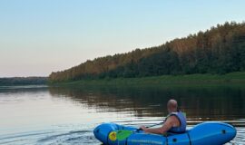 Augšdaugavas novadā tiek piedāvāts jauns atpūtas veids – pakraftings