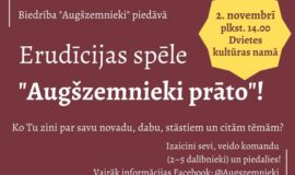 PASĀKUMI AUGŠDAUGAVAS NOVADĀ 31.10. – 6.11.