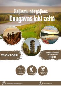Sajūsmu pārgājiens “Daugavas loki zeltā” kempingā “Daugavas lokos”